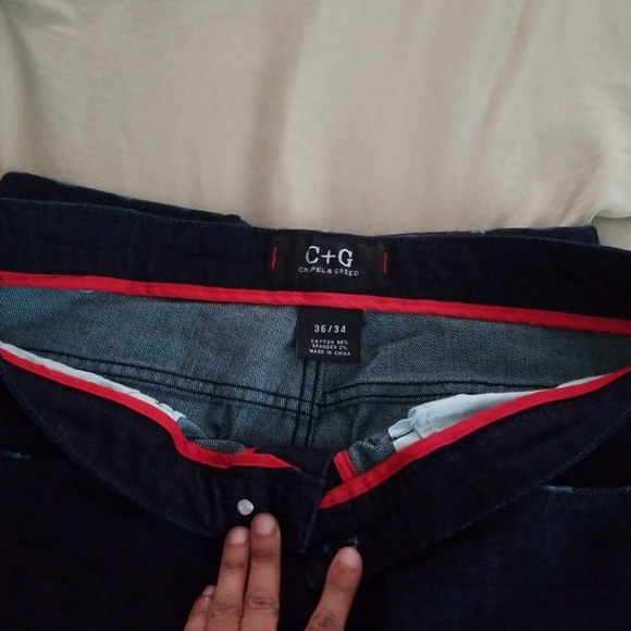 HP 10/27  CHAPEL+ CREED Jeans 👖 sz36/34 - Picture 3 of 7